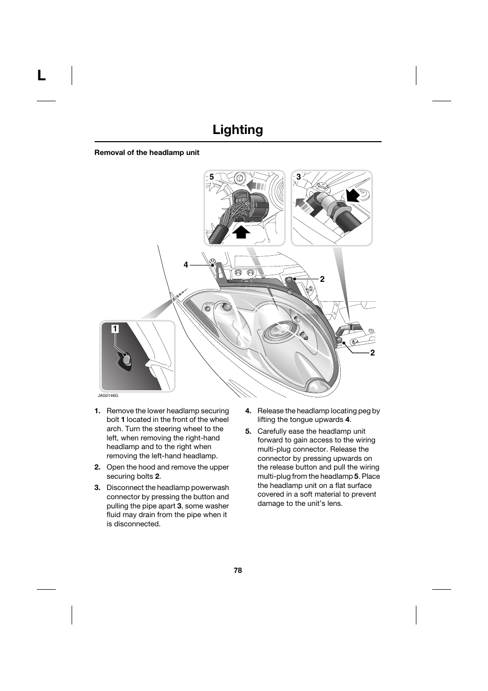 Lighting | Jaguar XK JJM 18 02 30 701 User Manual | Page 69 / 260