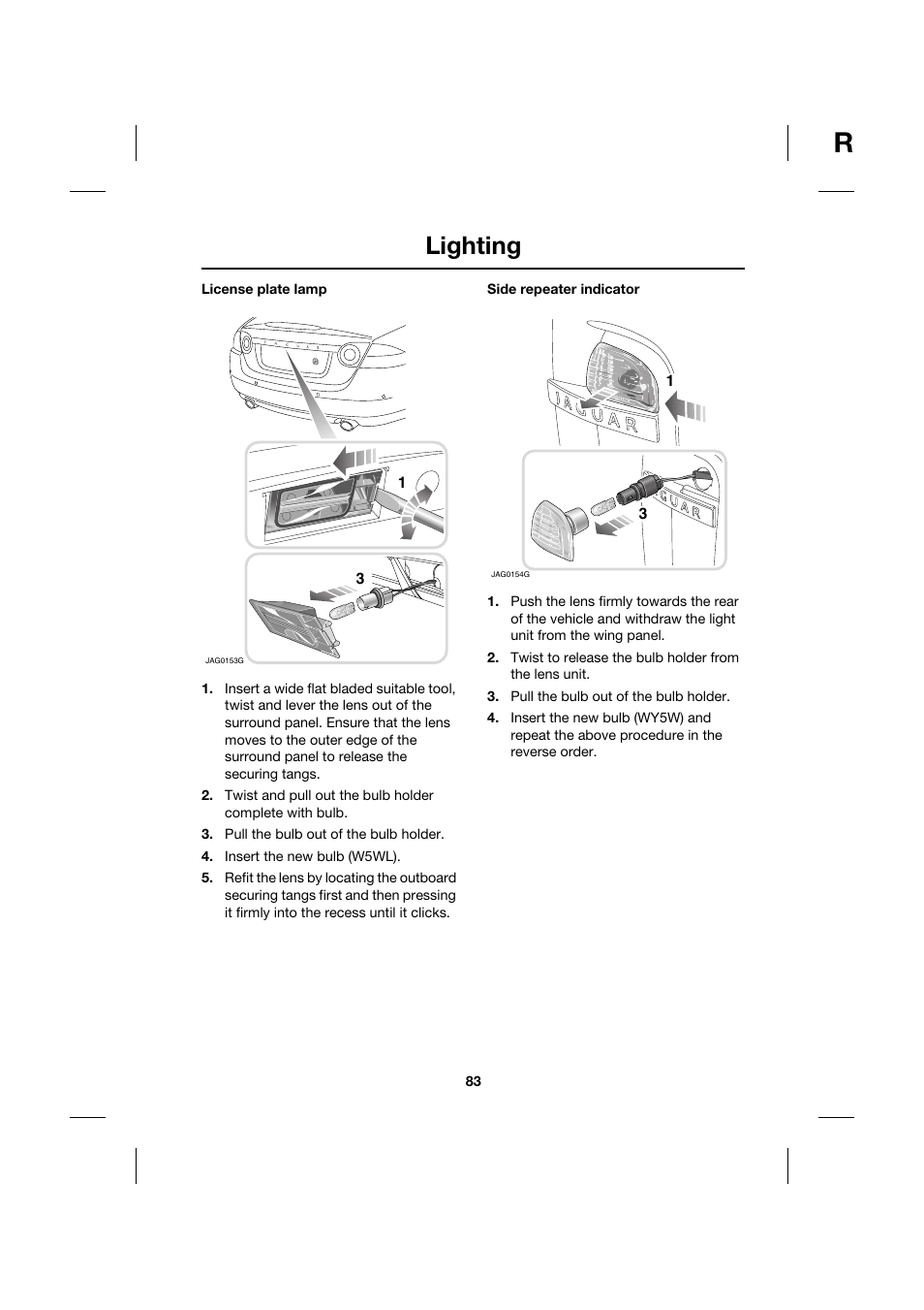 Lighting | Jaguar XK JJM 18 02 30 701 User Manual | Page 74 / 260