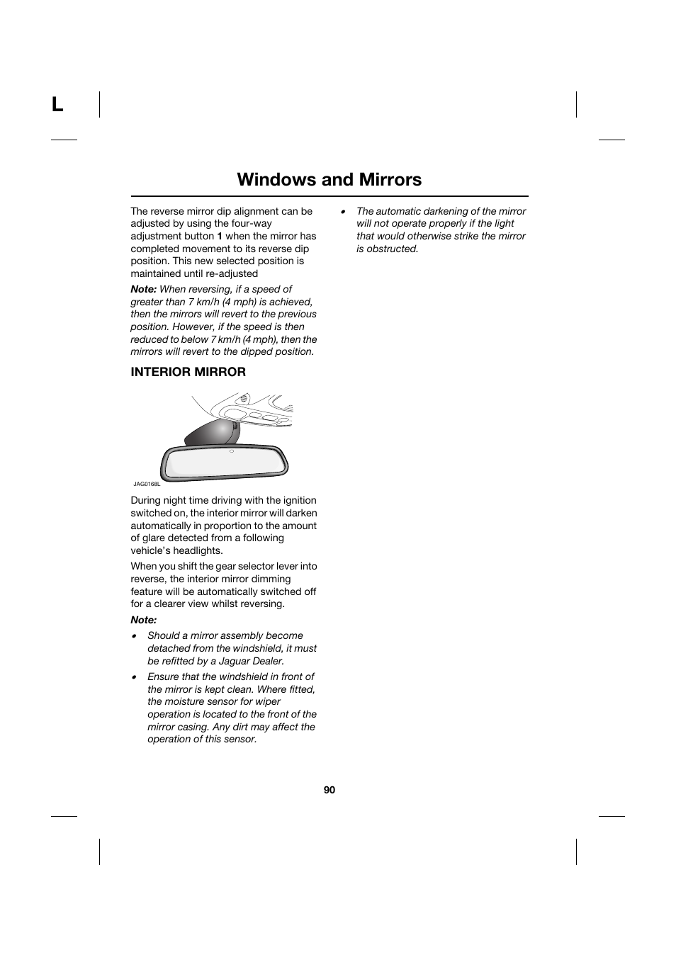 Windows and mirrors | Jaguar XK JJM 18 02 30 701 User Manual | Page 81 / 260