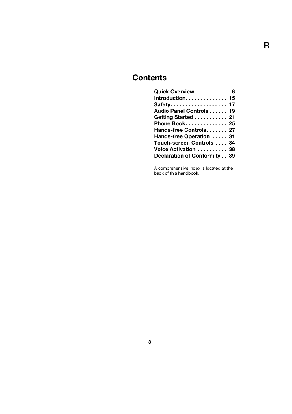Jaguar bluetooth handbook JLM10 31 99 552 User Manual | Page 3 / 41