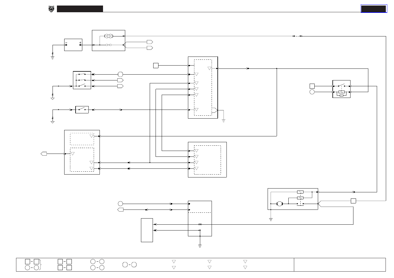 03 battery; starter; generator, Battery; starter; generator, Xj series 1998 | Battery, starter, generator: aj26 n/a, Fig 03.1 | Jaguar XJ User Manual | Page 37 / 158