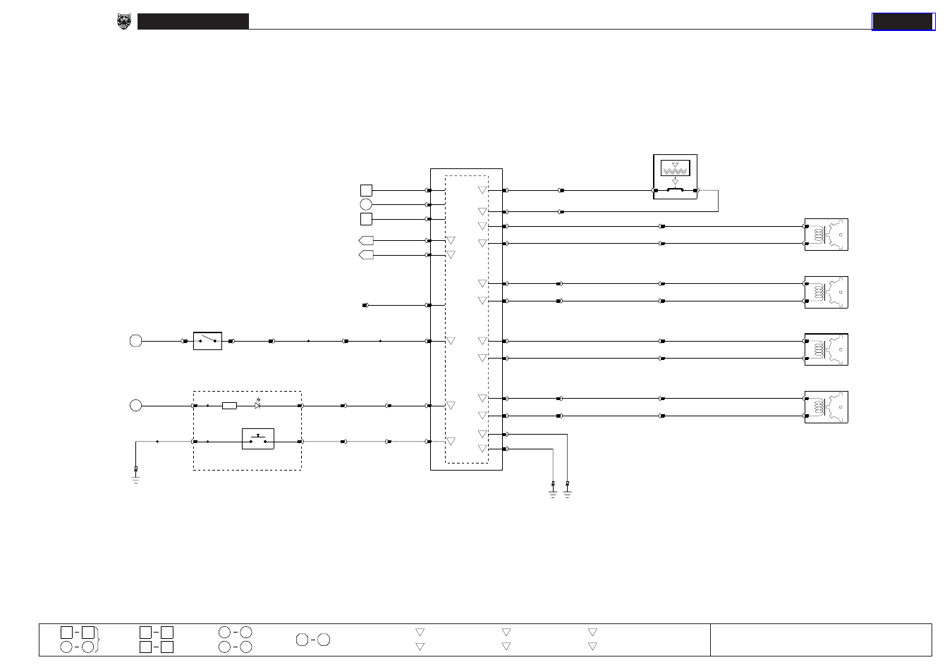 06 anti-lock braking, Anti-lock braking, Xj series 1998 | Anti-lock braking; traction control, Fig. 06.1 | Jaguar XJ User Manual | Page 49 / 158