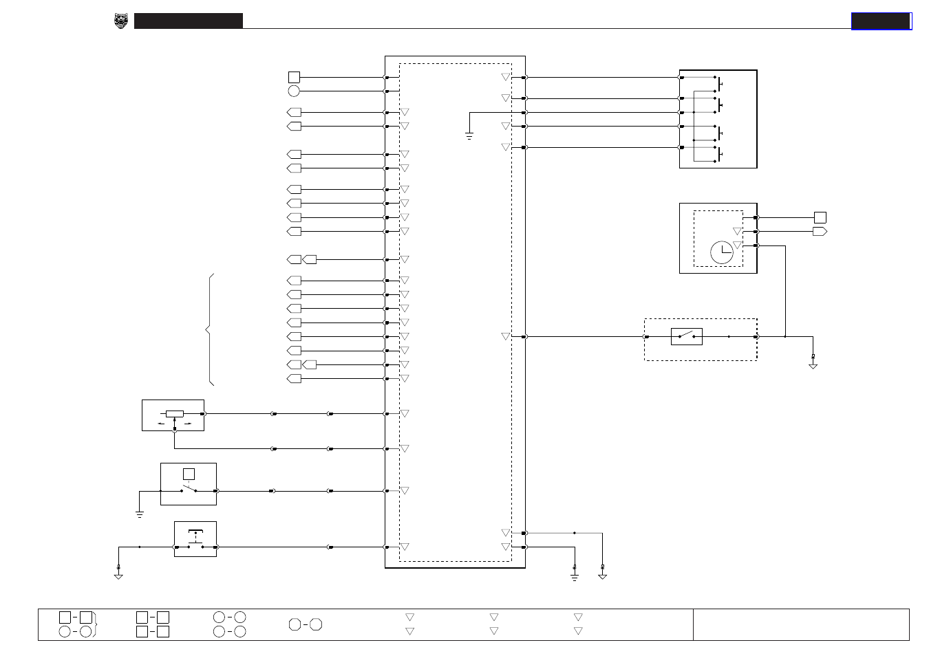 08 instrumentation; audible warnings, Instrumentation; audible warnings, Xj series 1998 | Instrument pack; clock, Fig. 08.1 | Jaguar XJ User Manual | Page 52 / 158