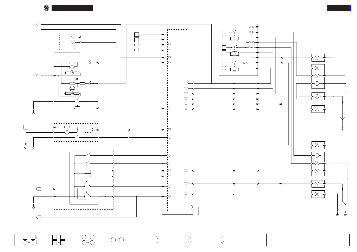 Xj series 1998, Exterior lighting: row front, Fig. 09.2 | Jaguar XJ User Manual | Page 55 / 158