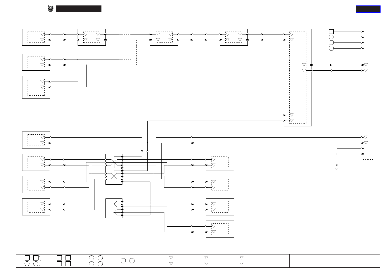 19 vehicle multiplex systems, Xj series 1998, Can and scp networks | Fig. 19.1, Controller area network (can), Standard corporate protocol network (scp) | Jaguar XJ User Manual | Page 87 / 158