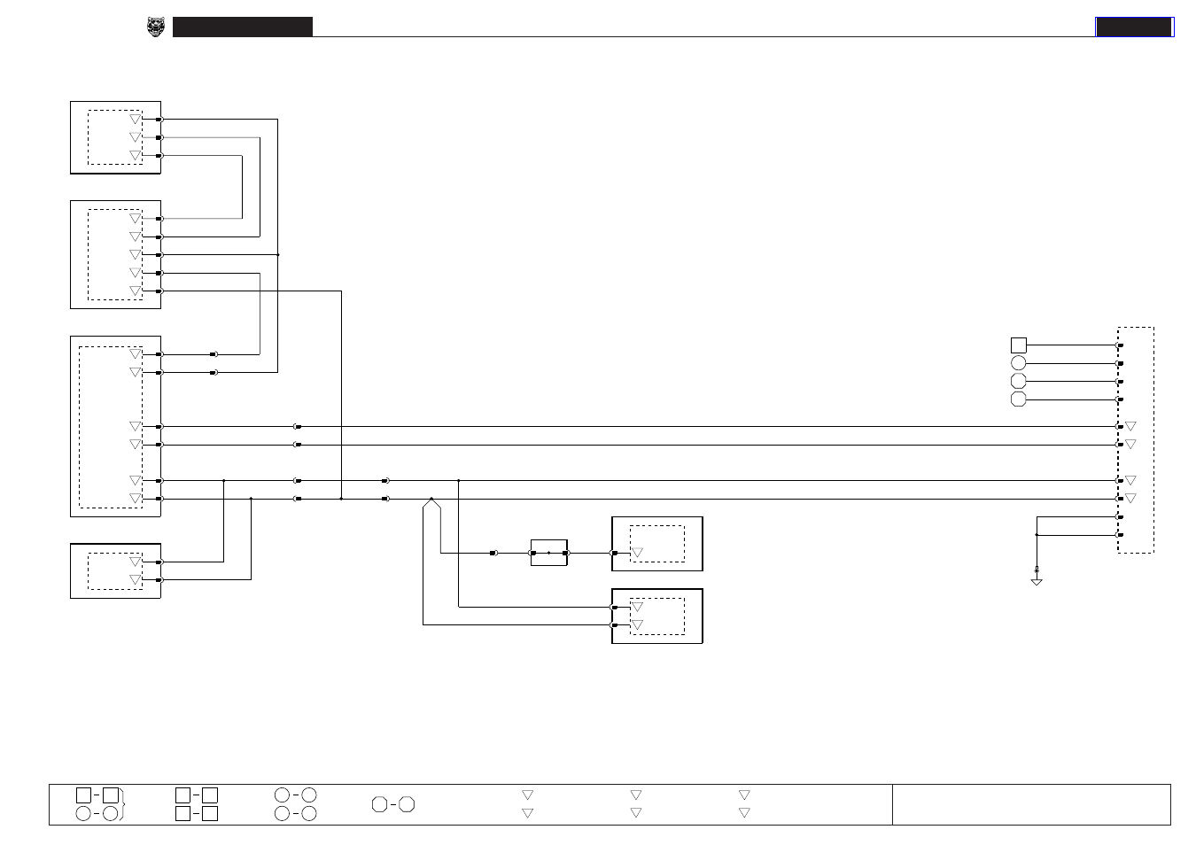 Xj series 1998, Serial data links, Fig. 19.2 | Security system serial link, Ecm programming link serial data link | Jaguar XJ User Manual | Page 88 / 158