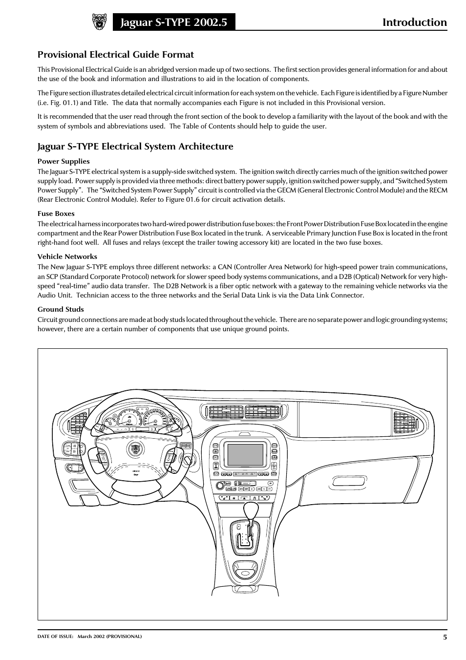 Introduction | Jaguar S-TYPE 2002 User Manual | Page 6 / 79