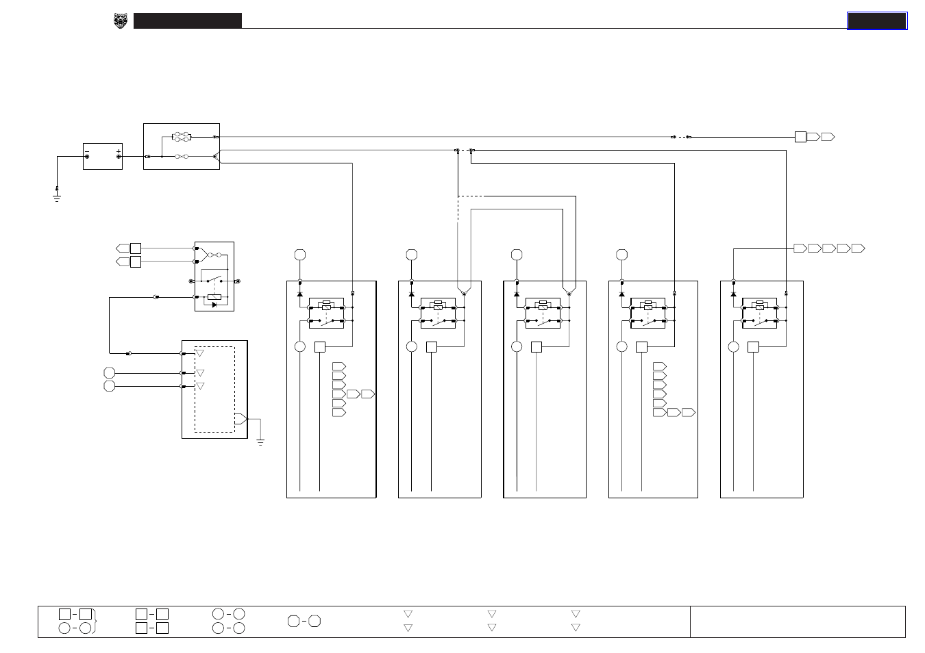 01 power distribution, Main power distribution, Fig. 01.1 | Jaguar XK8 User Manual | Page 25 / 129