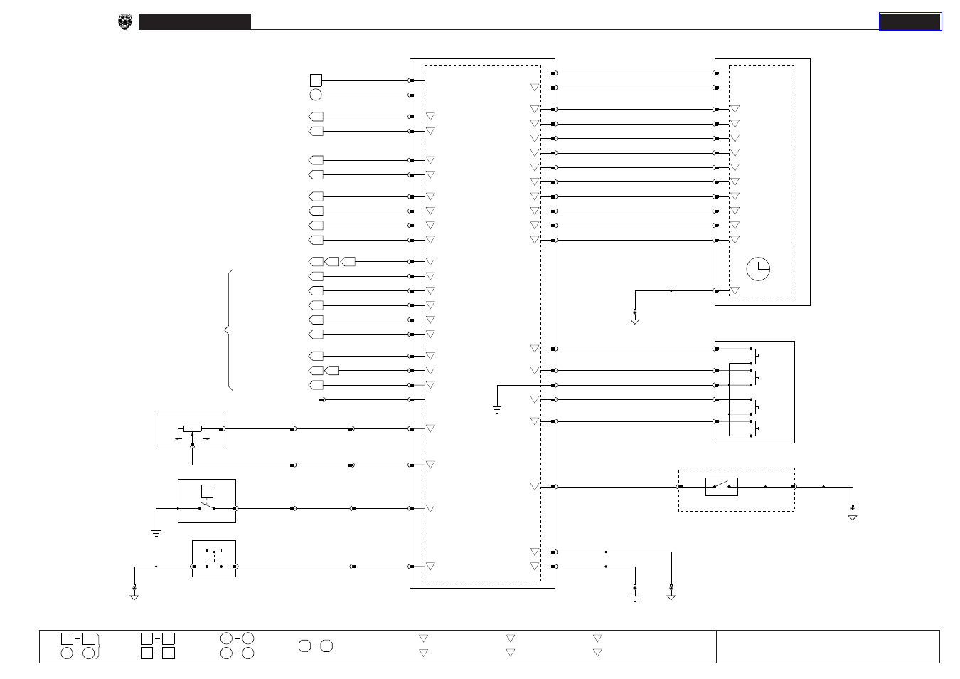 08 instrumentation; audible warnings, Instrumentation; audible warnings, Instrument packs | Fig. 08.1 | Jaguar XK8 User Manual | Page 44 / 129