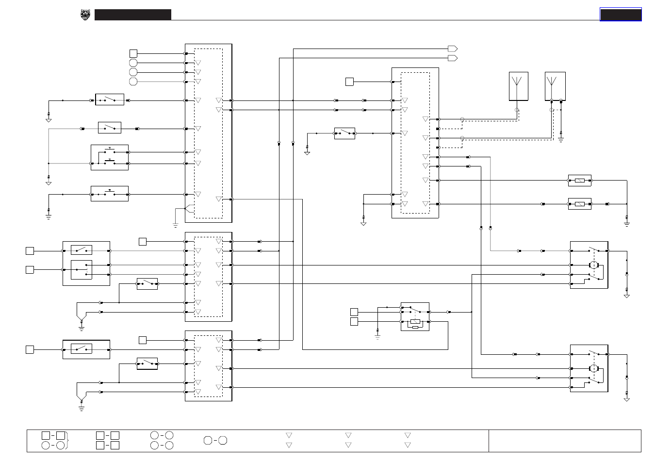 13 door locking, 13 door locking; security, Central door locking | Fig. 13.1 | Jaguar XK8 User Manual | Page 60 / 129