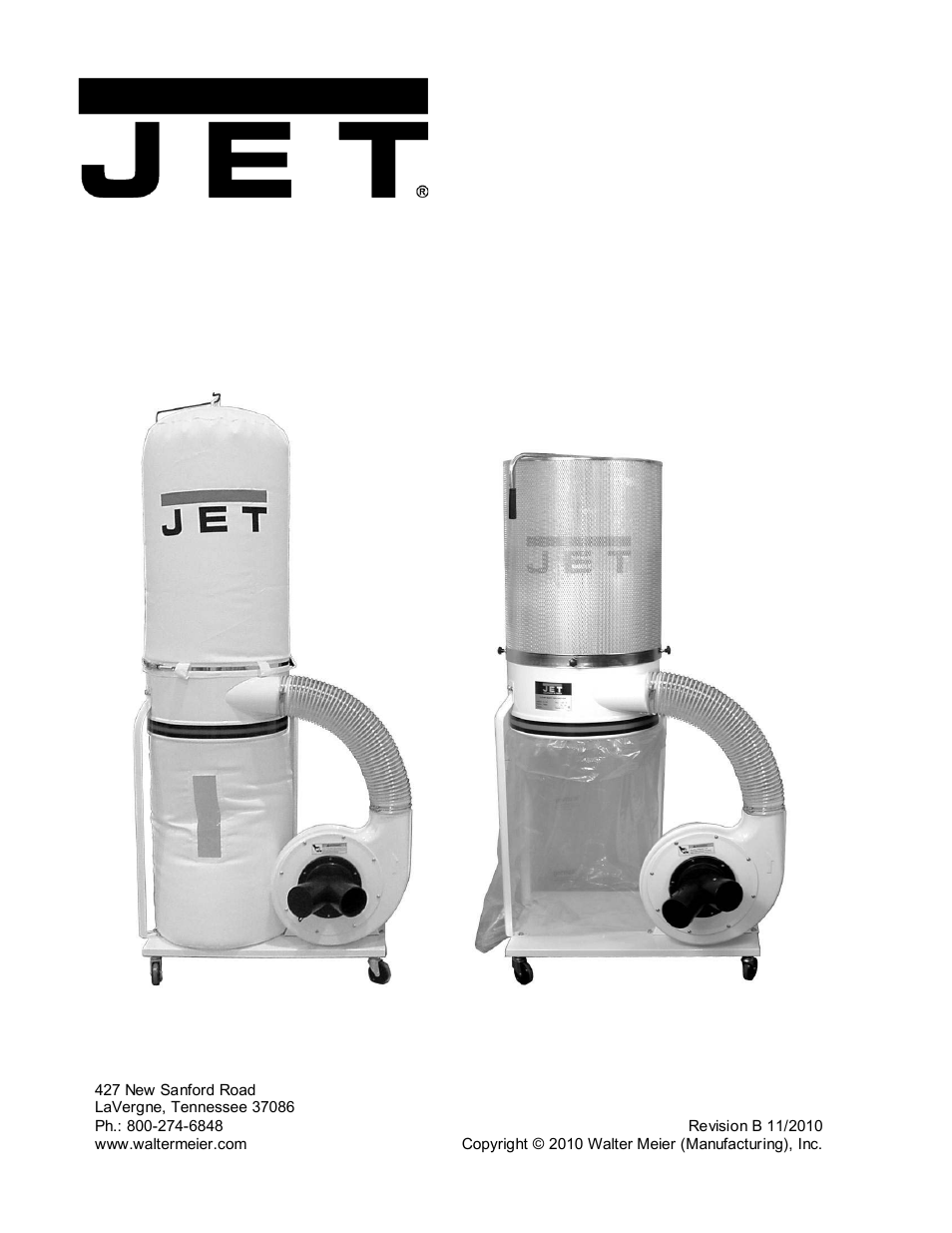 Jet Tools DC-1200CK User Manual | 24 pages