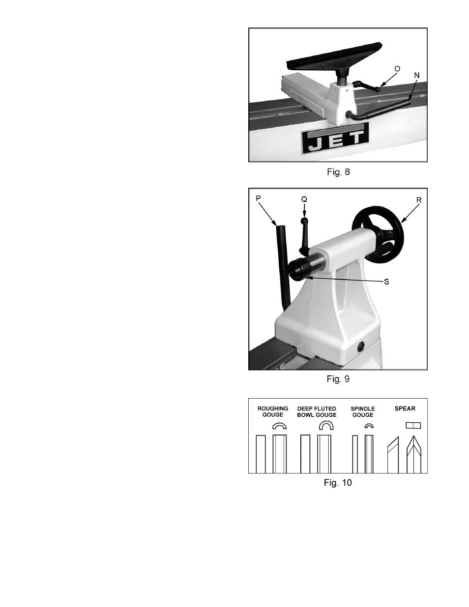 Lathe tools | Jet Tools 708358 User Manual | Page 12 / 32
