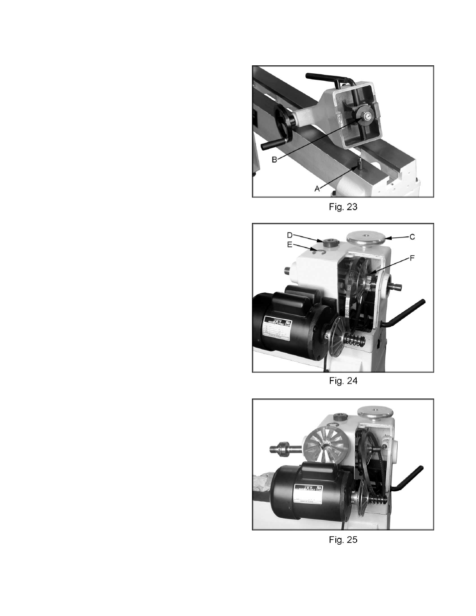 Adjusting the clamping mechanism, Changing the belt and bearings | Jet Tools 708358 User Manual | Page 20 / 32