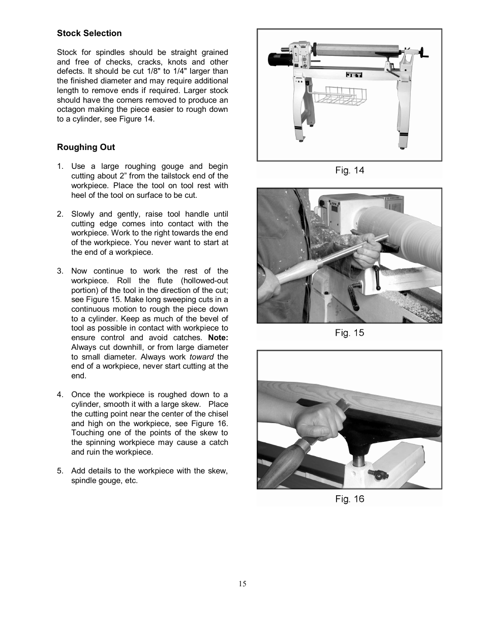 Jet Tools JWL-1642EVS-2 User Manual | Page 15 / 32