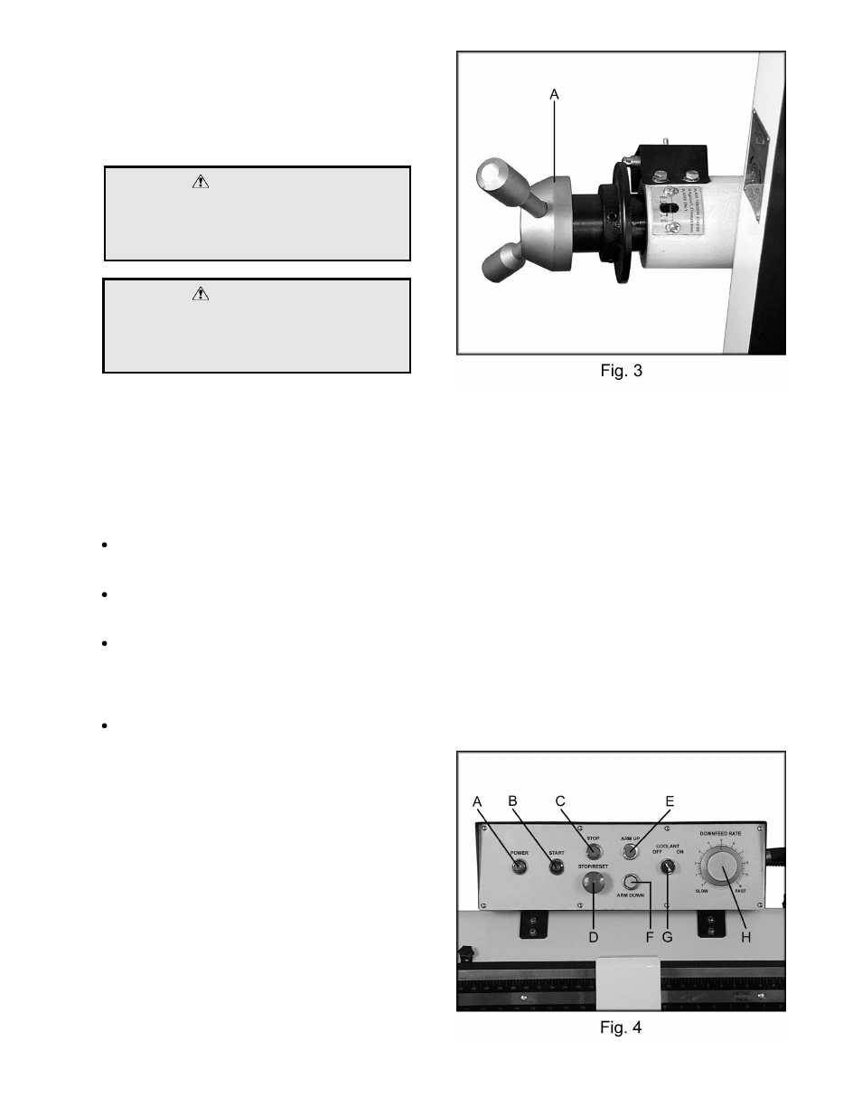 Electrical connections, Controls, Warning | Jet Tools HBS-1321W WMH User Manual | Page 6 / 24