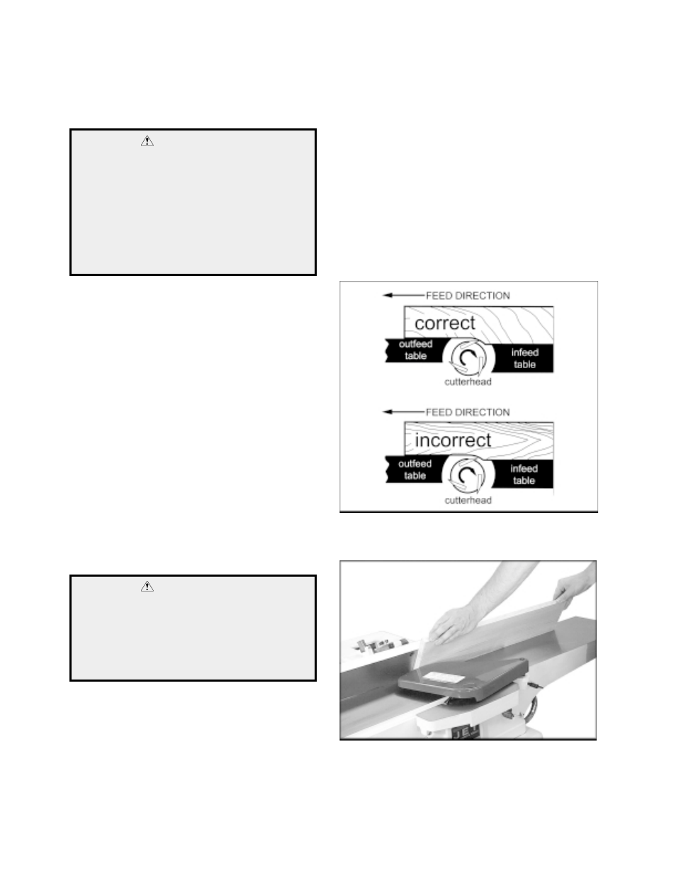 Warning | Jet Tools JJ-8CS User Manual | Page 15 / 28