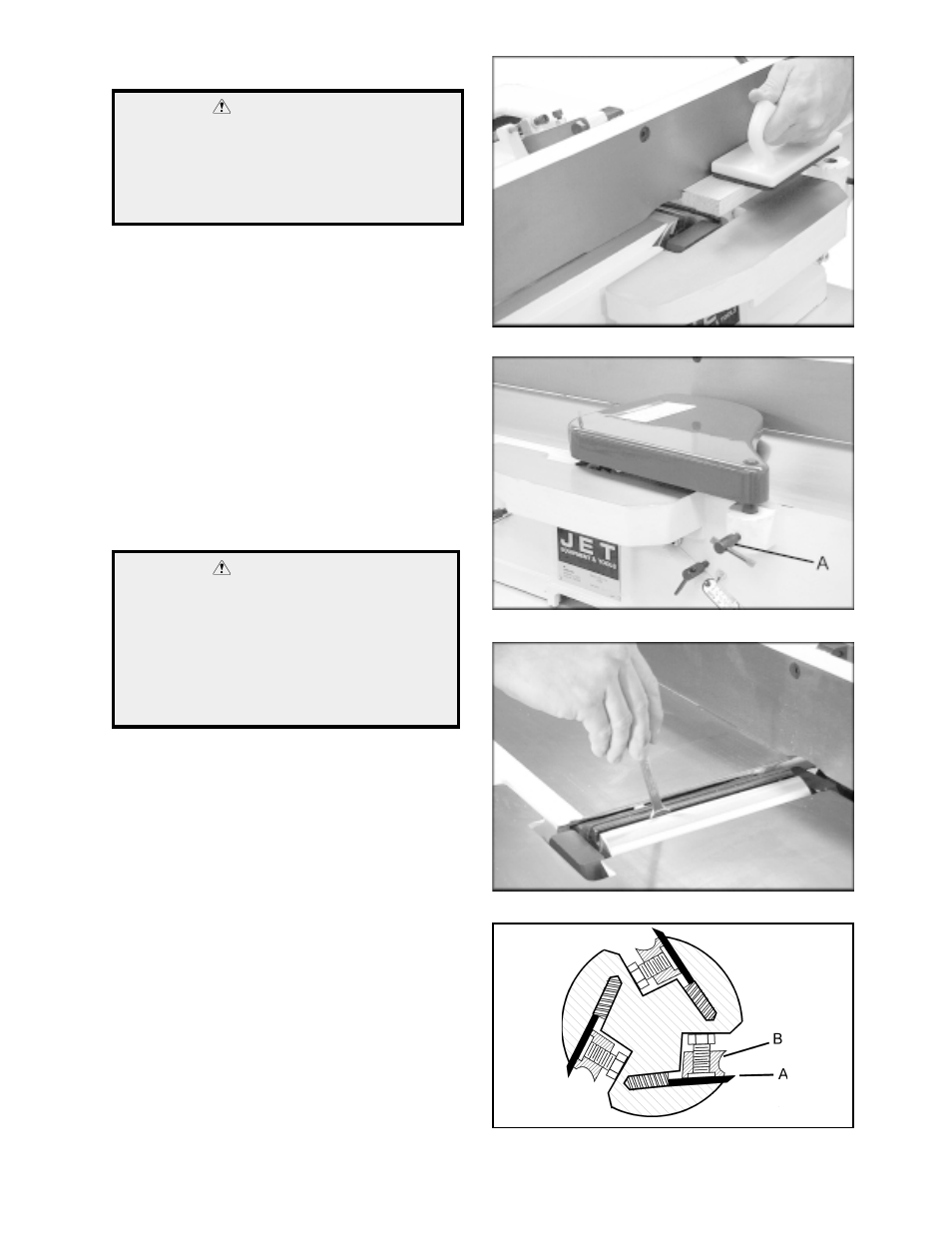 Warning | Jet Tools JJ-8CS User Manual | Page 16 / 28
