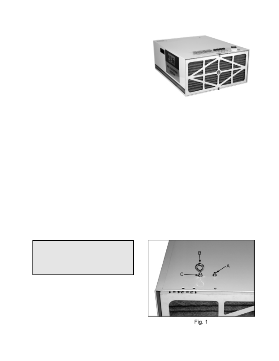Caution | Jet Tools M-708620 User Manual | Page 6 / 10