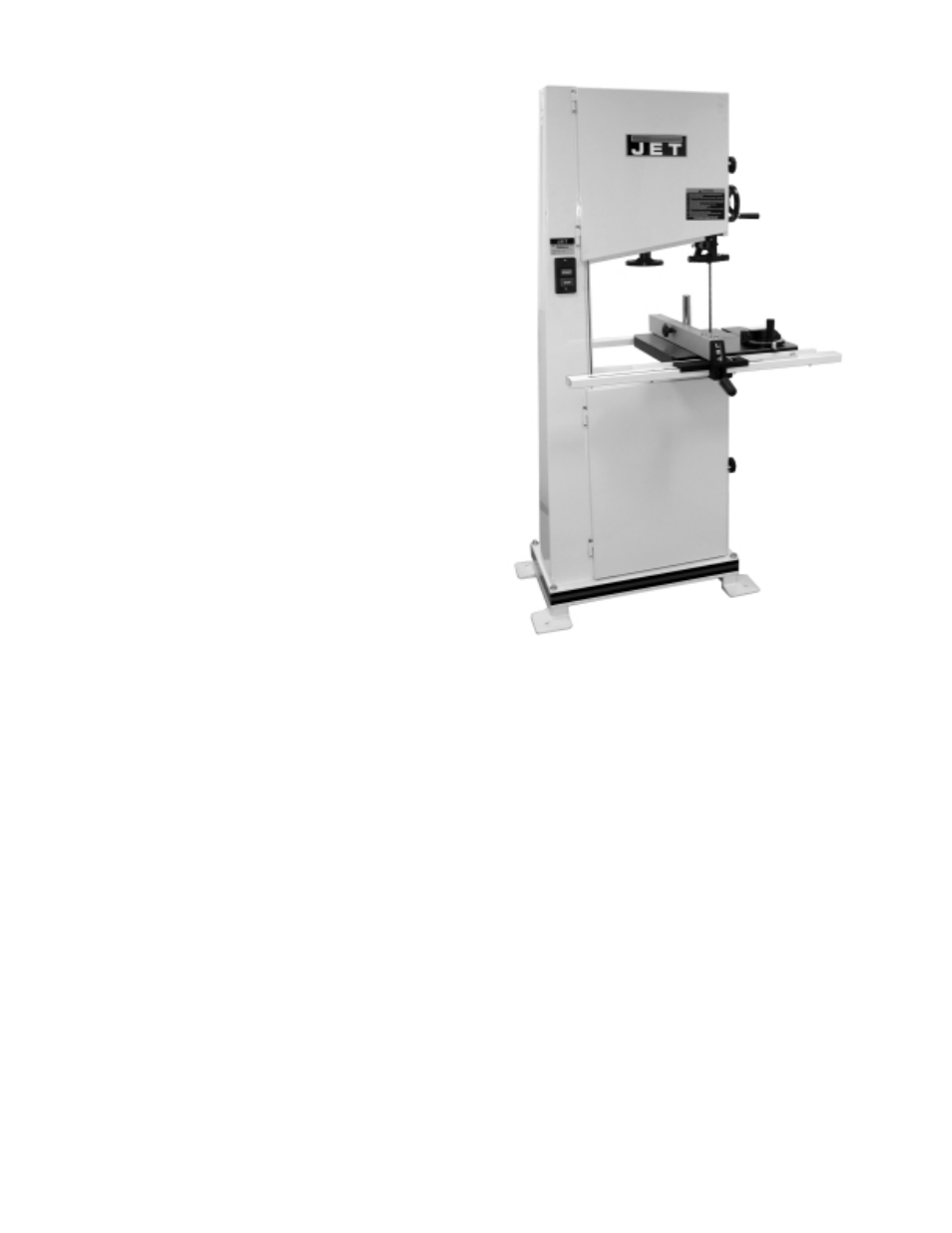Jet Tools JWBS-16 User Manual | Page 7 / 30