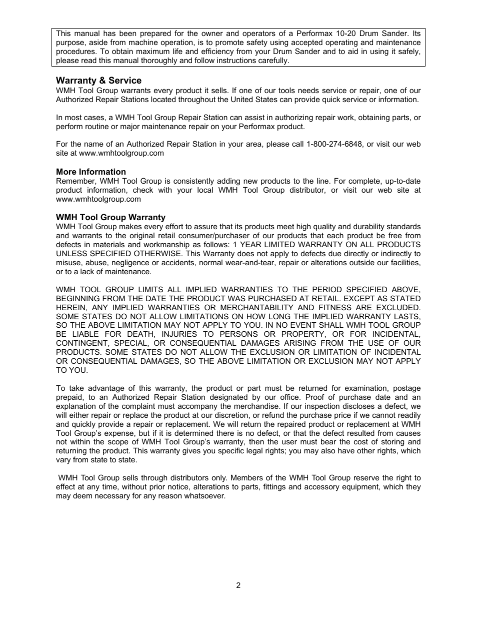 Jet Tools M-628900 User Manual | Page 2 / 24