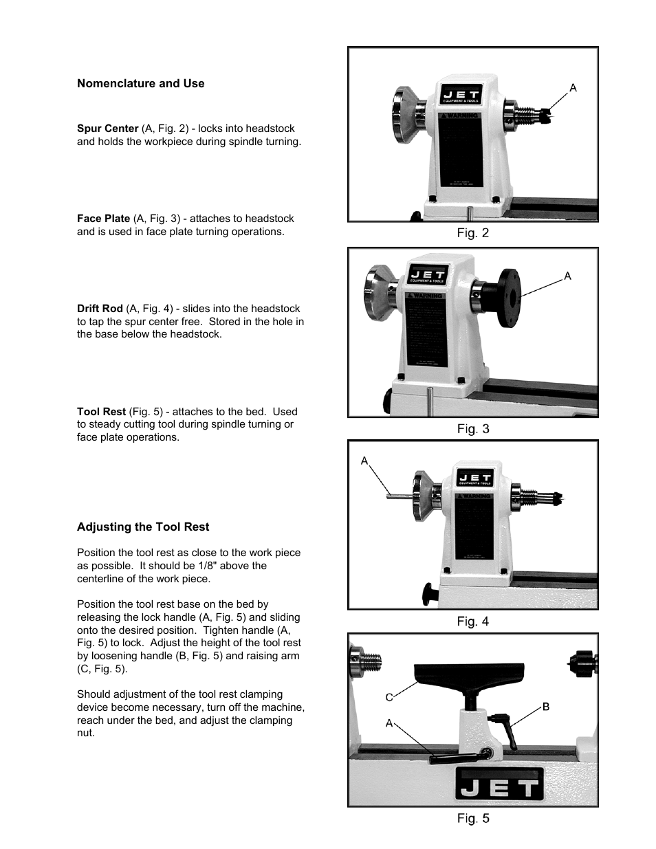 Jet Tools JML-1014 User Manual | Page 8 / 12