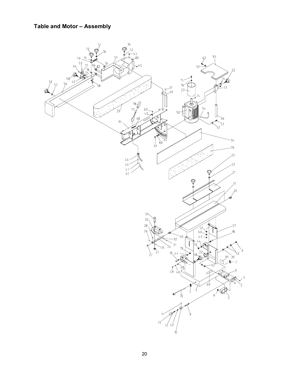 Jet Tools OES-80CS User Manual | Page 20 / 24