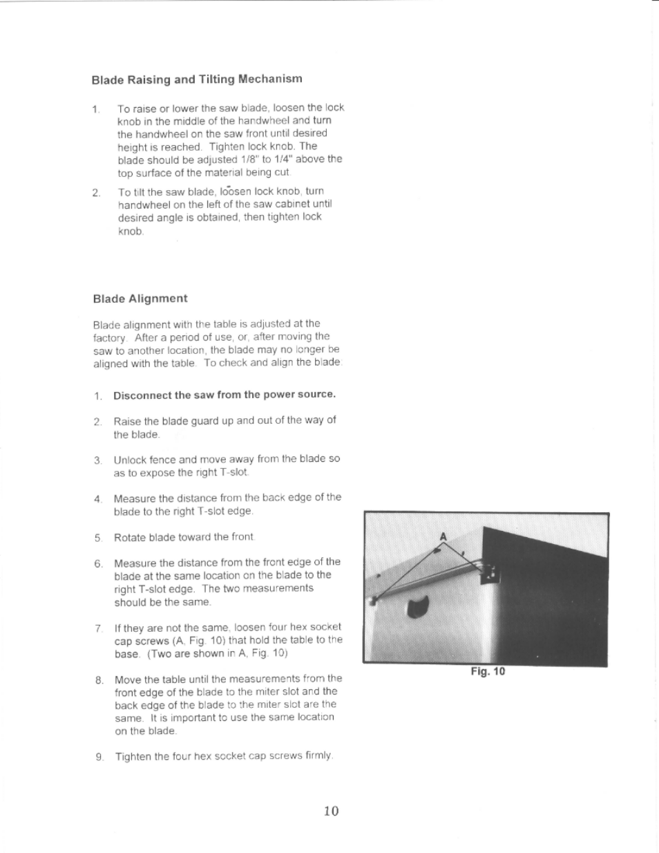 Jet Tools JTAS-12 User Manual | Page 12 / 44