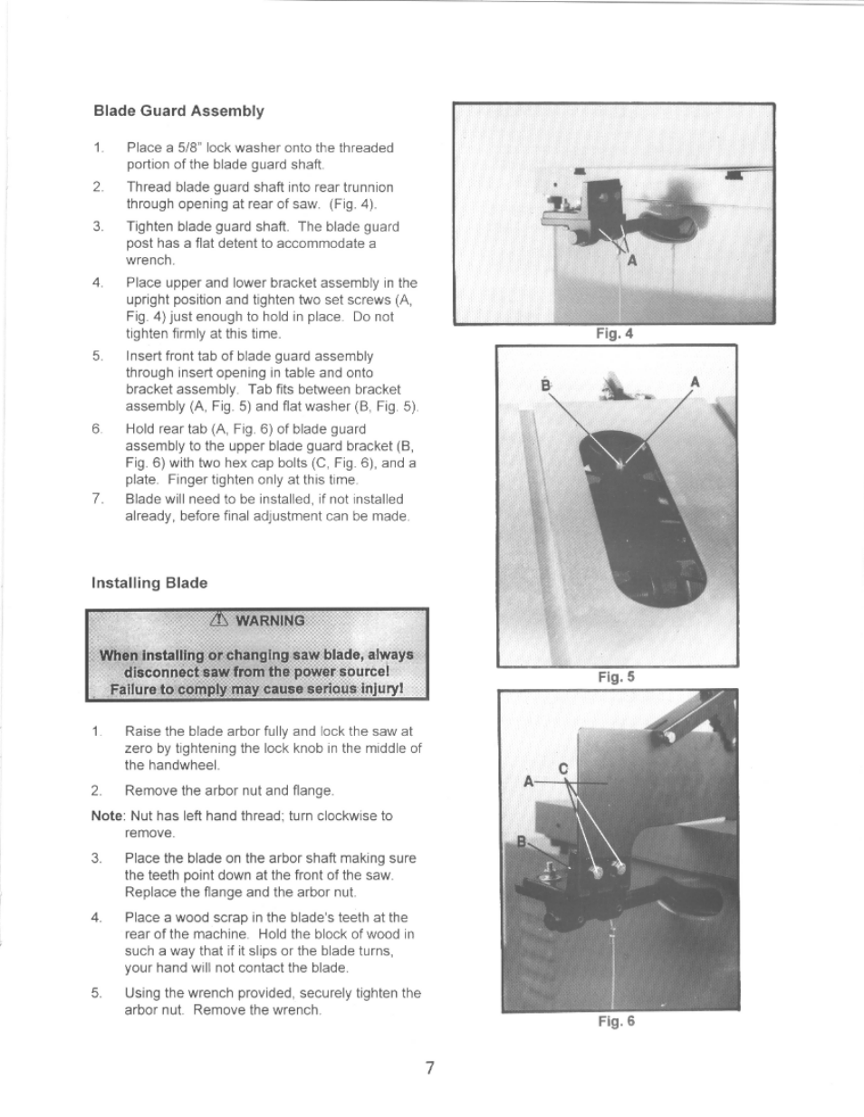Jet Tools JTAS-12 User Manual | Page 9 / 44