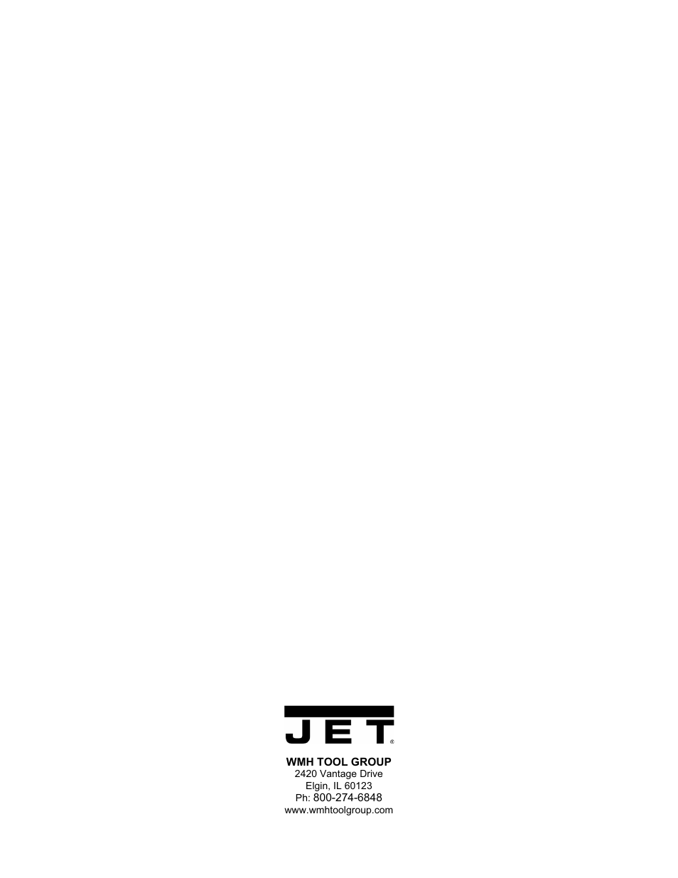 Jet Tools JWP-208 User Manual | Page 36 / 36