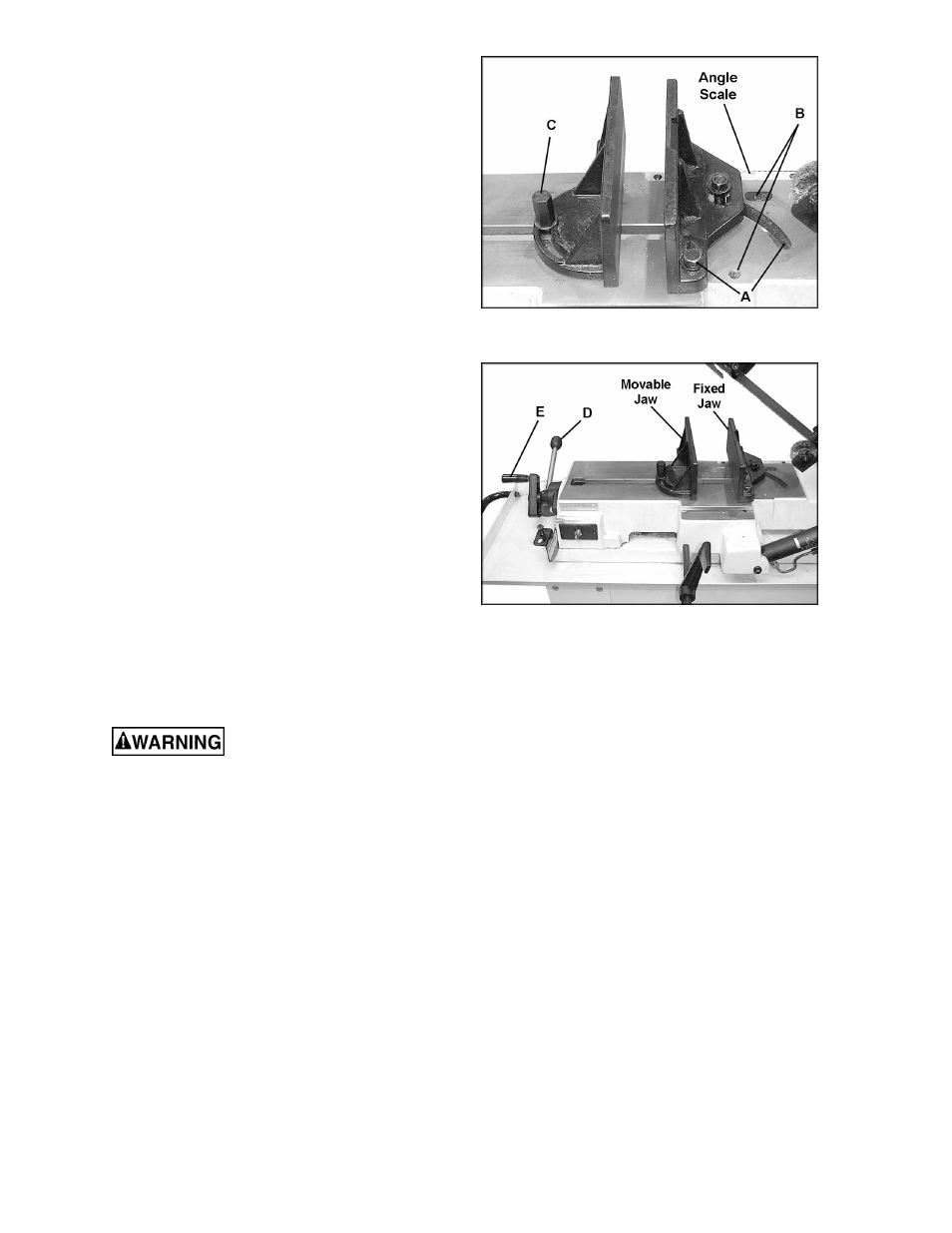 Adjustments, Vise, Squaring vise to blade | Positioning the vise | Jet Tools HBS-814GH User Manual | Page 11 / 32