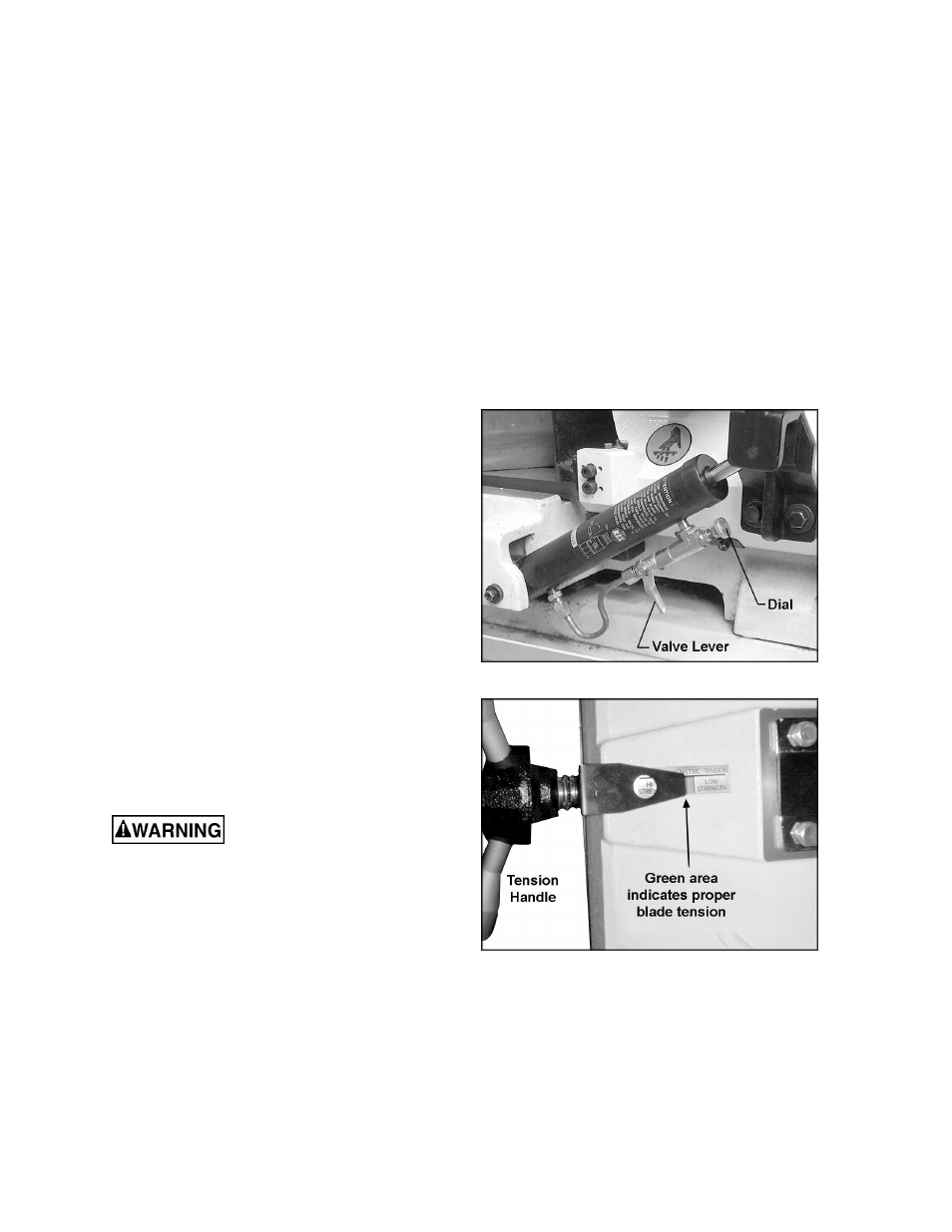Miter cuts, Setting downfeed rate, Blade tension | Blade tracking | Jet Tools HBS-814GH User Manual | Page 12 / 32