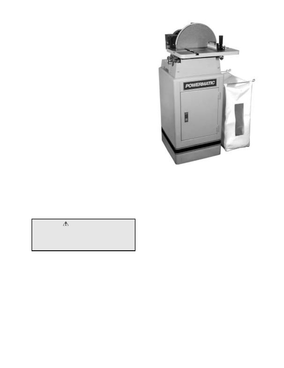 Warning | Jet Tools PDS-12CS User Manual | Page 8 / 18