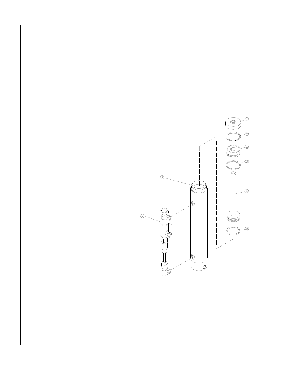 Servicing the hydraulic control cylinder | Jet Tools J-3410-2 User Manual | Page 20 / 32
