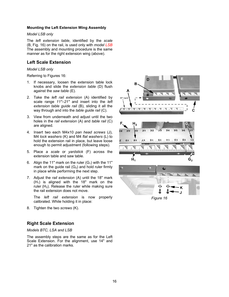 Jet Tools 708315BTA User Manual | Page 16 / 84