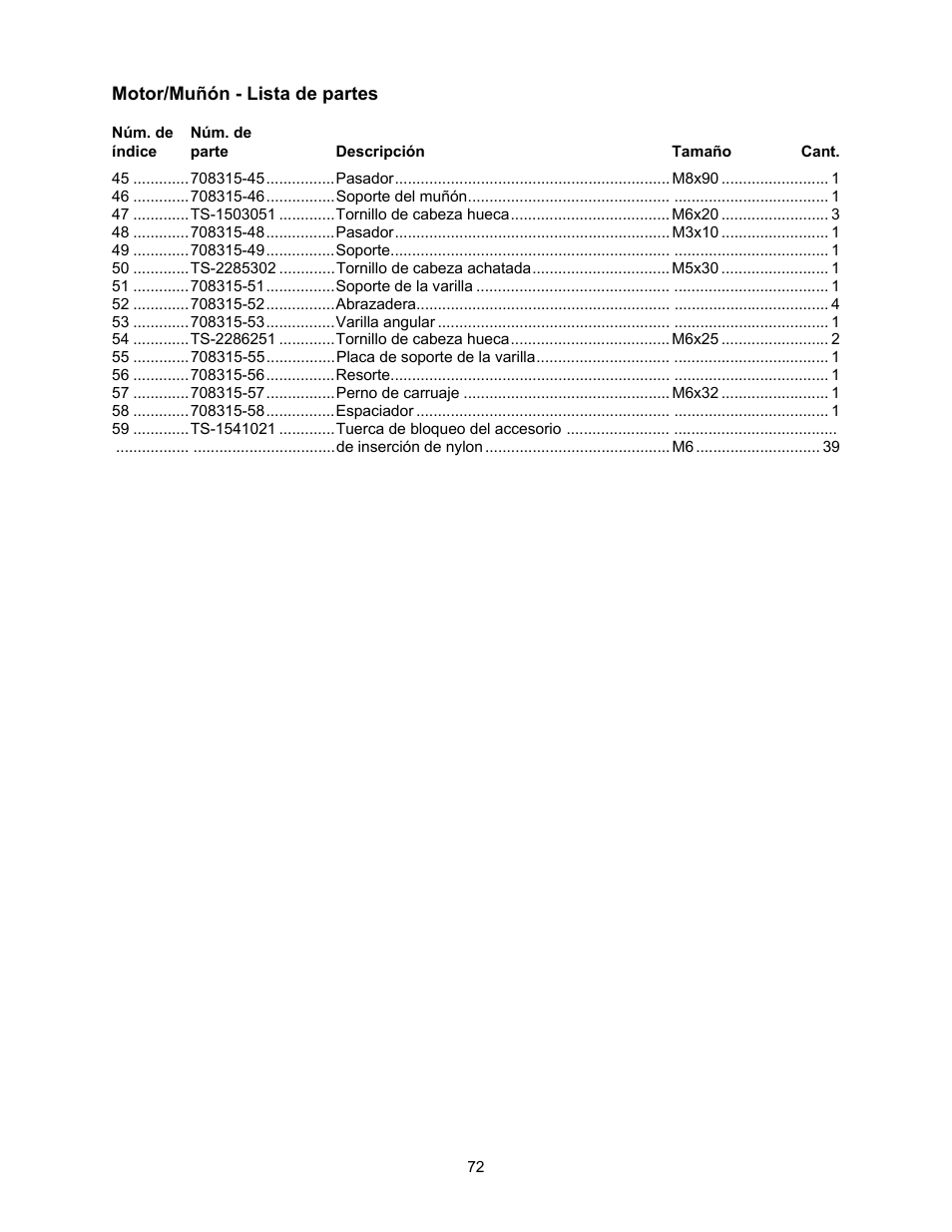 Jet Tools 708315BTA User Manual | Page 72 / 84
