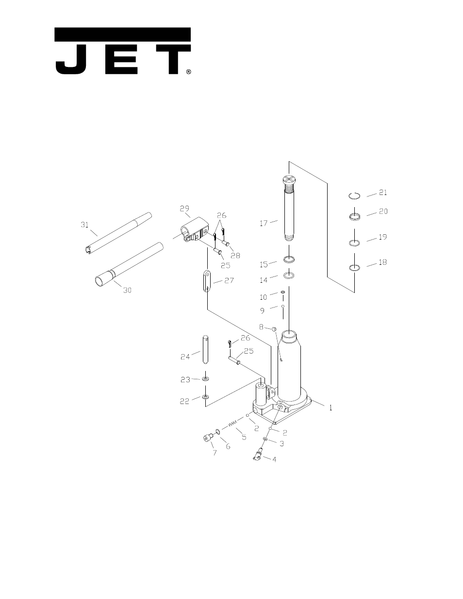 Jet Tools JBJ-3 User Manual | 2 pages