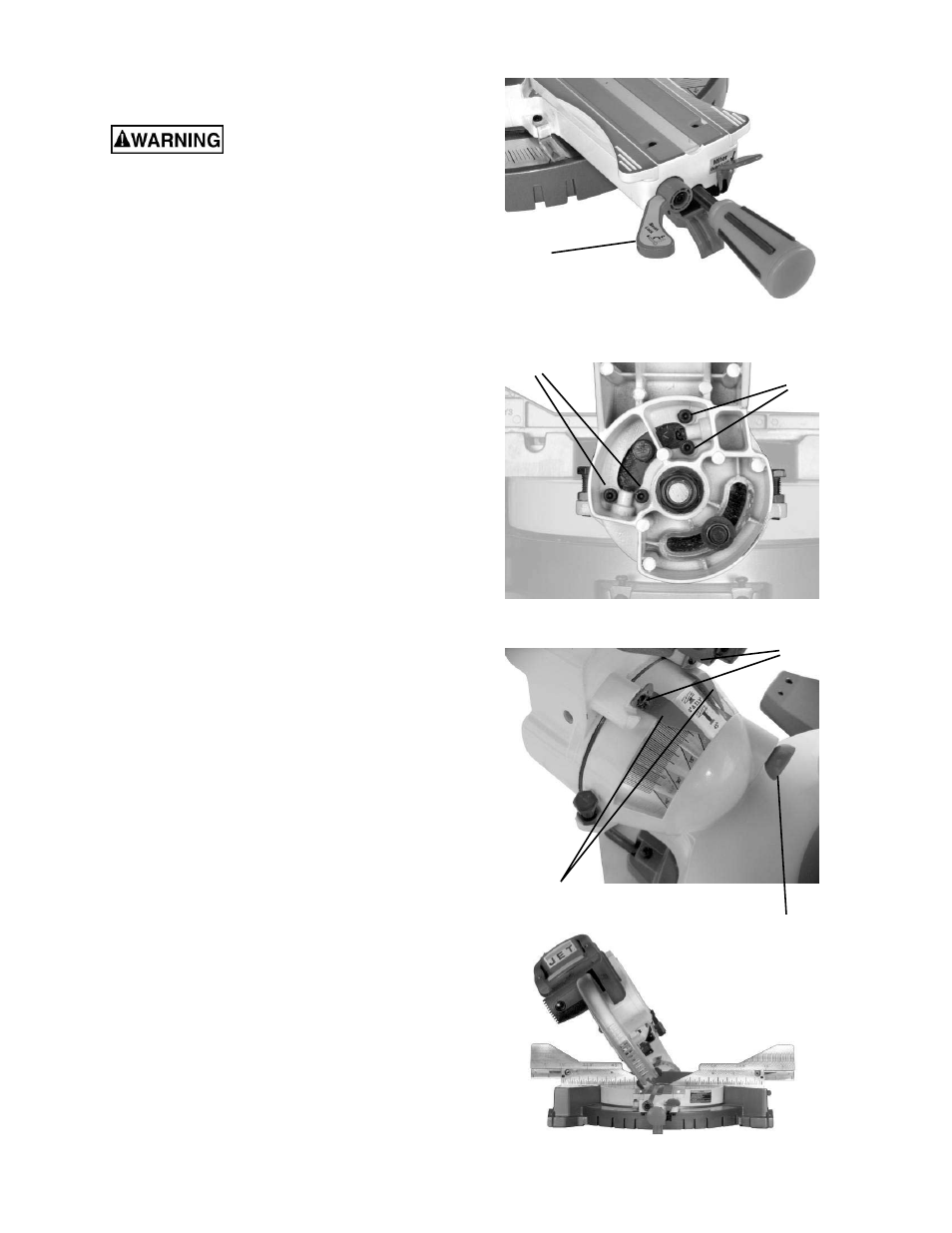 Adjustments | Jet Tools C US JMS-12SCMS User Manual | Page 16 / 40