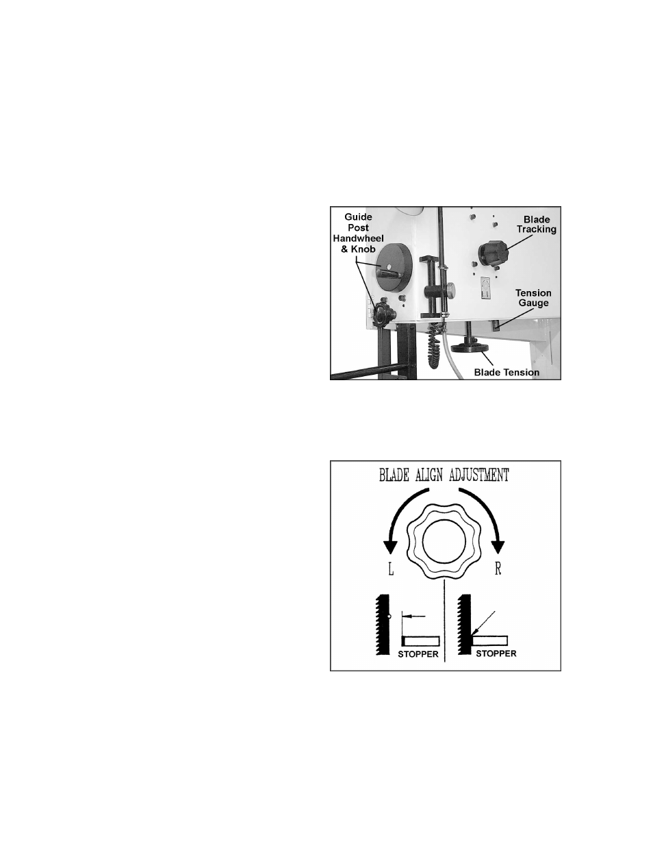 Blade tension, Blade tracking | Jet Tools VBS-3612 User Manual | Page 12 / 44