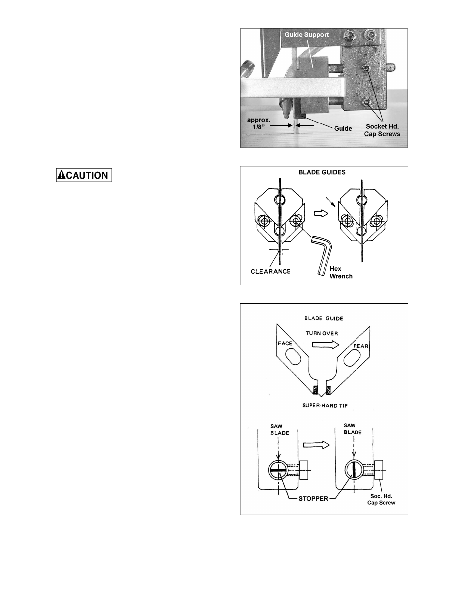 Guide post | Jet Tools VBS-3612 User Manual | Page 13 / 44