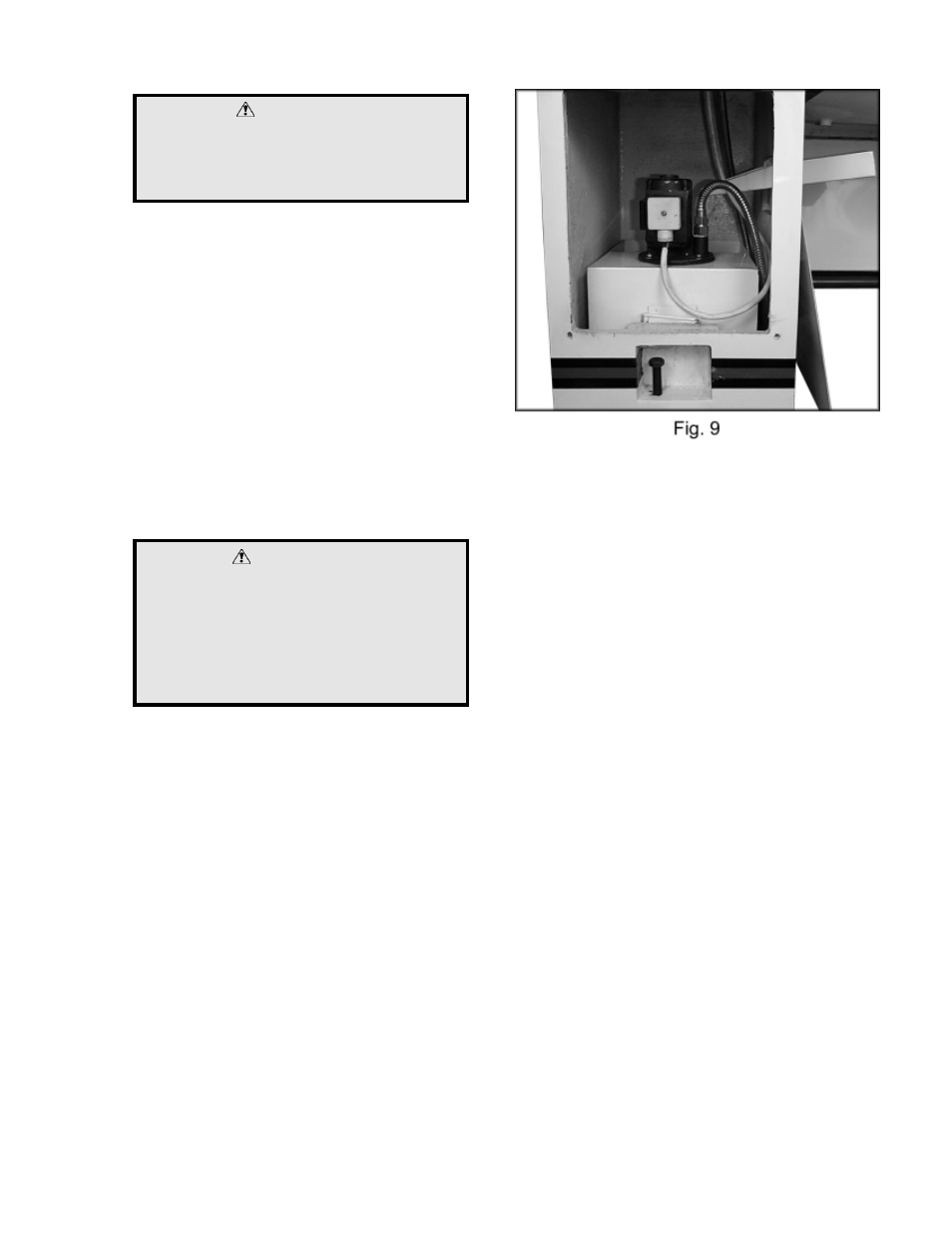 Caution, Warning | Jet Tools GH-1340W User Manual | Page 11 / 24