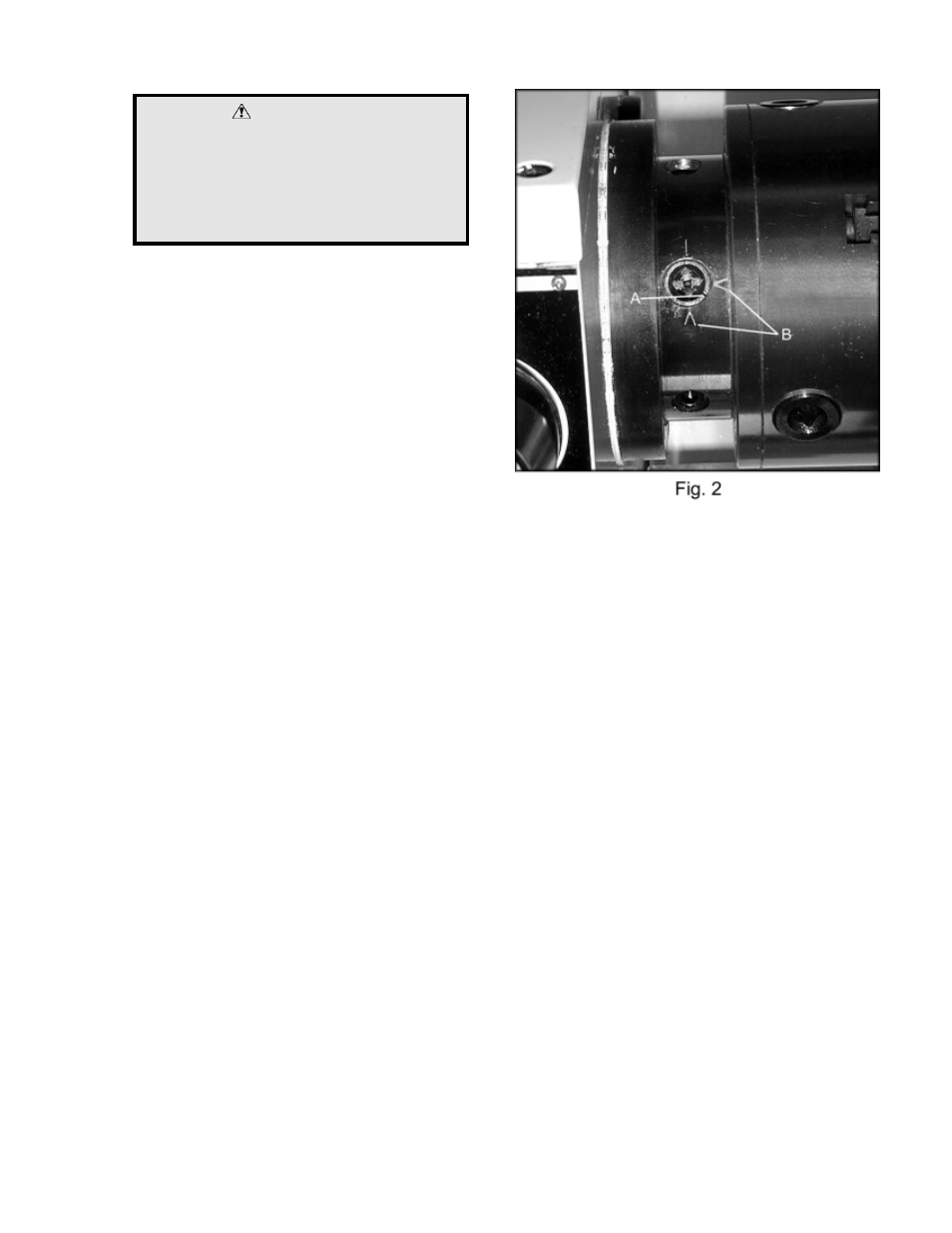 Warning | Jet Tools GH-1340W User Manual | Page 8 / 24