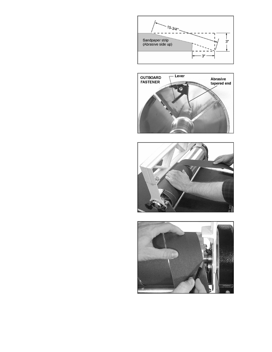 Installing abrasives | Jet Tools 22-44 Pro User Manual | Page 12 / 44