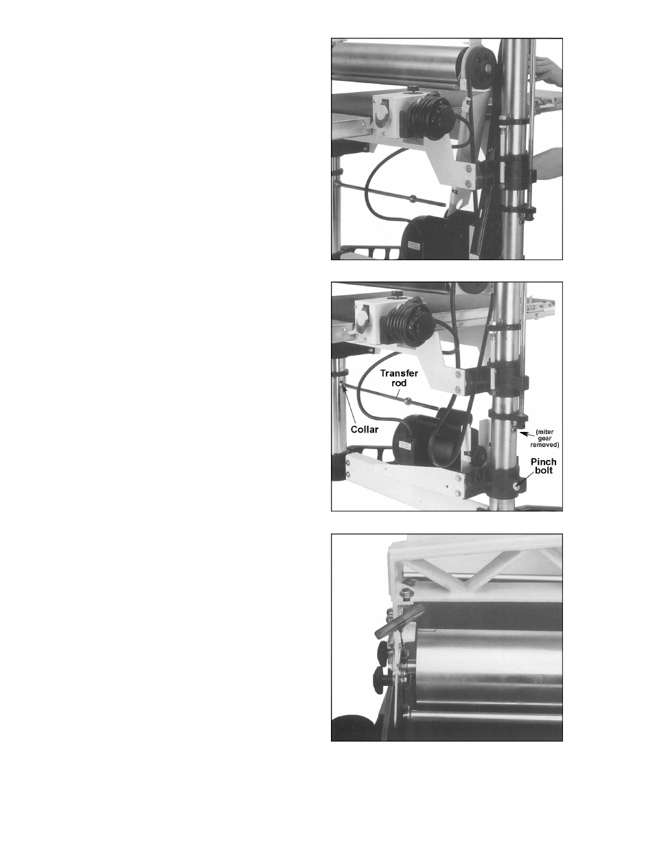 Replacing v-belt, Rotating drum bearings | Jet Tools 22-44 Pro User Manual | Page 22 / 44