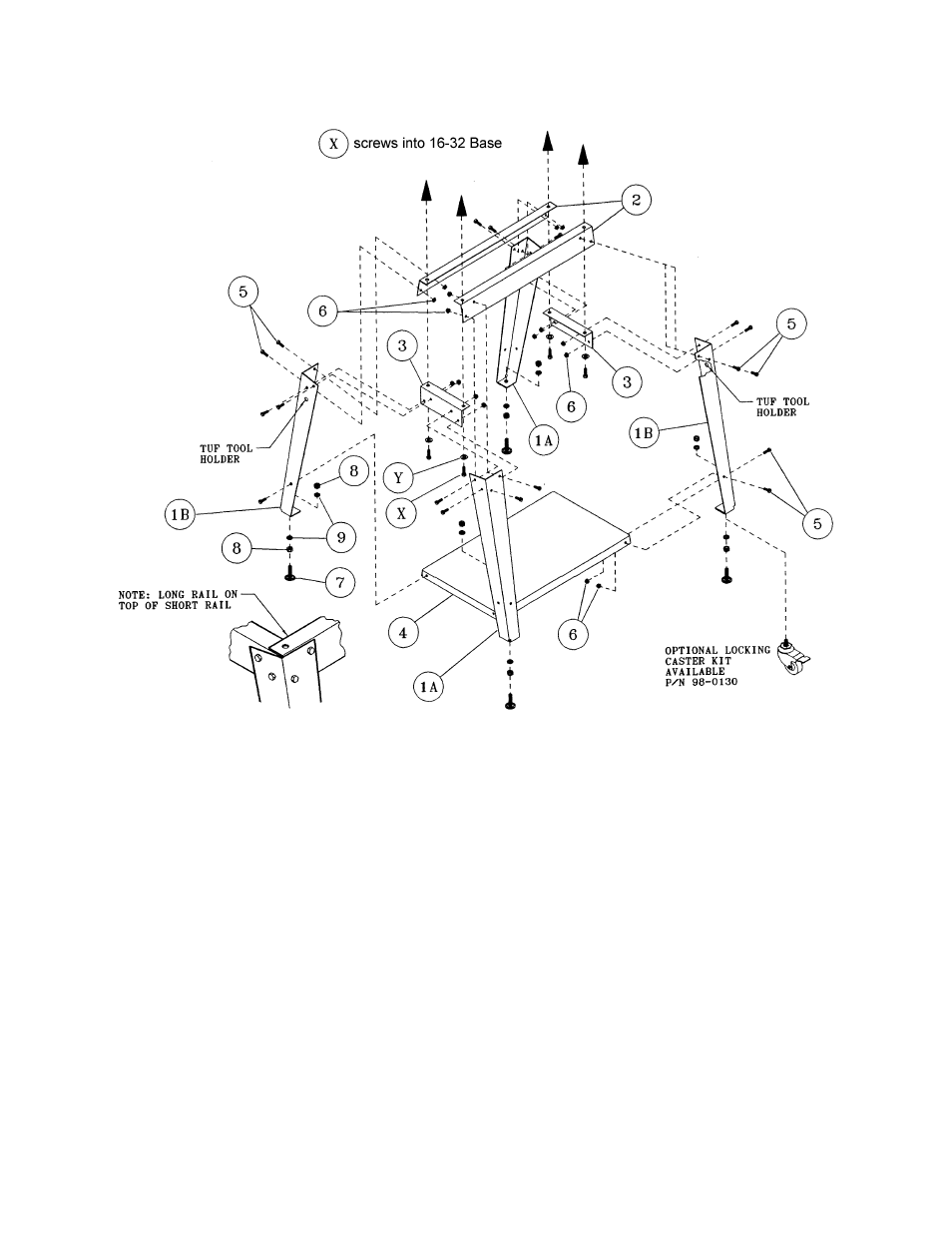 Parts breakdowns, Stand assembly | Jet Tools 16-32 Plus User Manual | Page 27 / 36