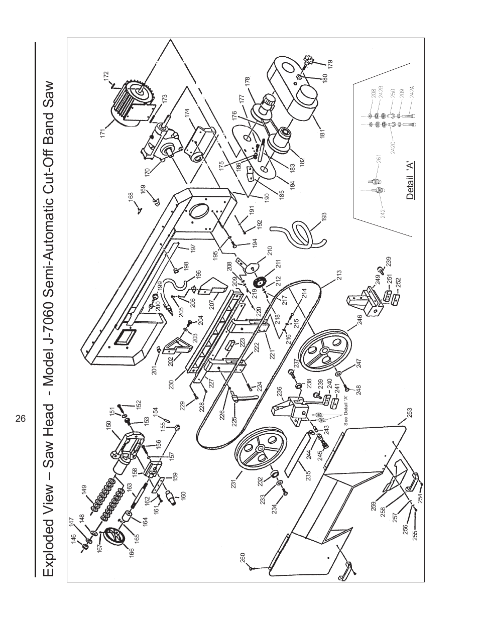 Detail 'a | Jet Tools J-7060 User Manual | Page 26 / 28