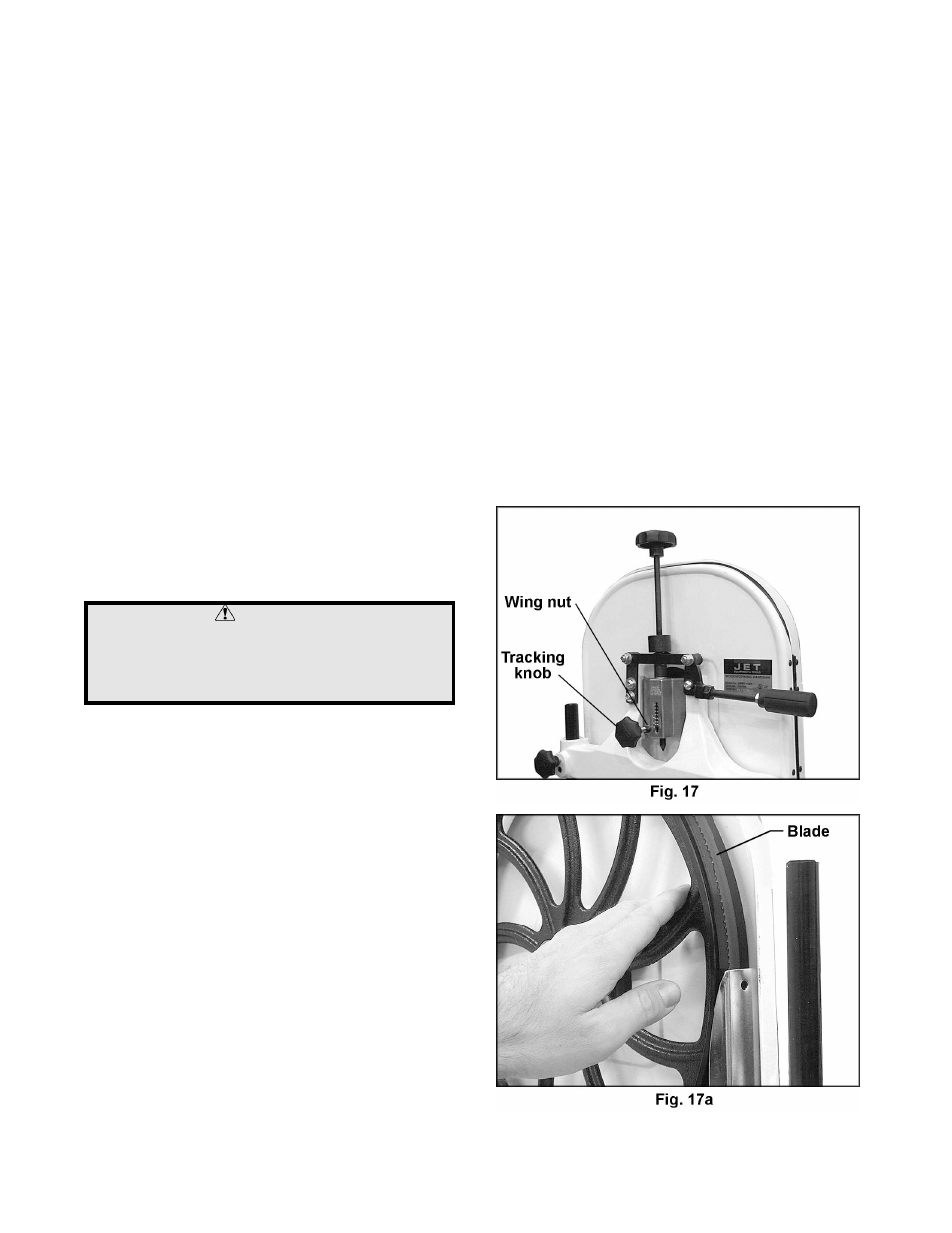 Jet Tools JWBS-14DX User Manual | Page 16 / 28