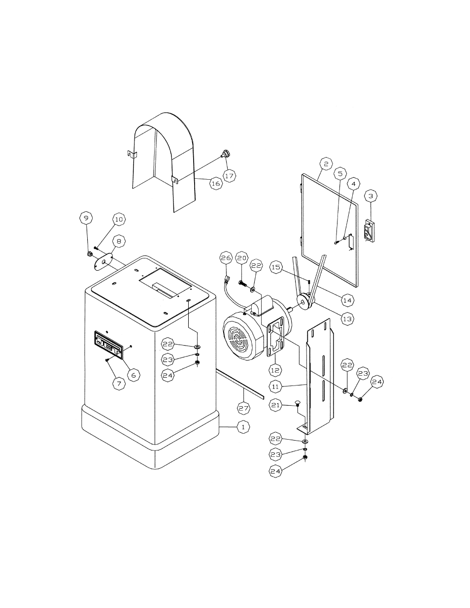 Jet Tools JWBS-14DX User Manual | Page 24 / 28