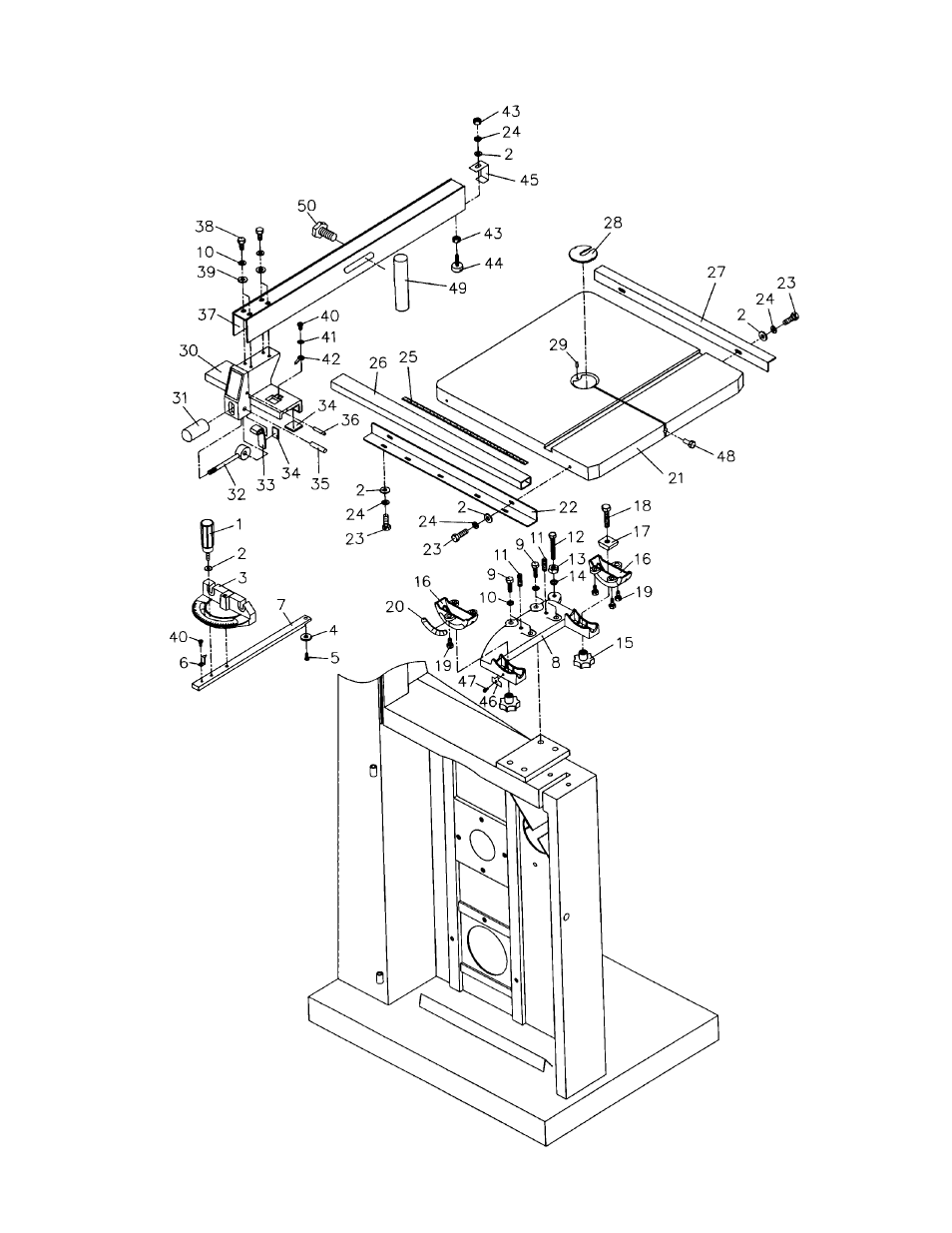 Jet Tools JWBS-20 User Manual | Page 24 / 26