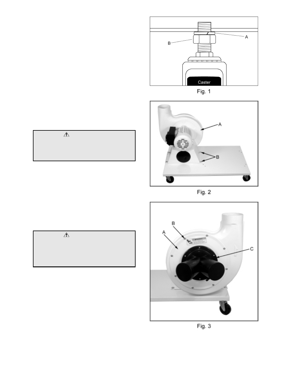 Warning | Jet Tools DC-1200A User Manual | Page 6 / 12