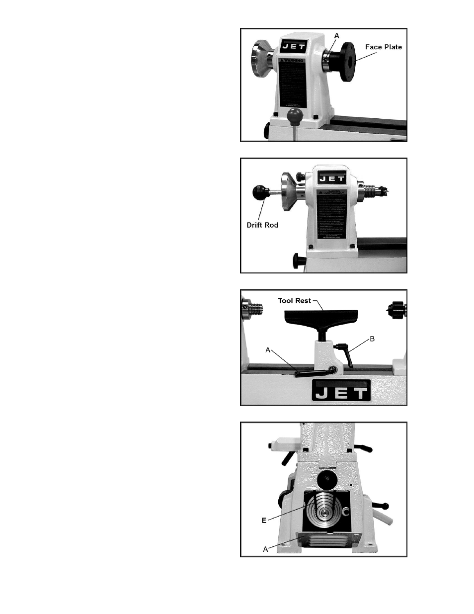 Jet Tools JET JML-1014 JWL-1220 User Manual | Page 10 / 20